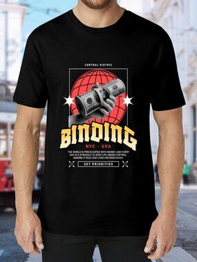 Binding Graphic Tee - Black